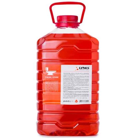 Очищувач унітазів із запахом троянди ТМ LYNKS LABORATORIES 5 л.